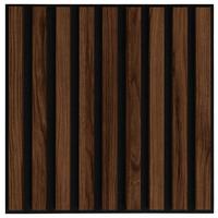 PANEL AKUSTYCZNY DP40 - kolor orzecha włoskiego, Design, materiał drewnopochodny/tkanina (40/40/1,8cm) - Xora