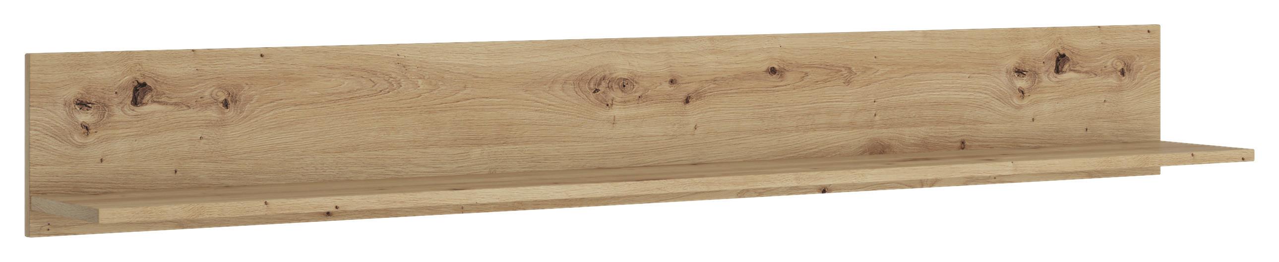 Zidna Polica Luci - hrast Artisan, Trend, drvni materijal (160/20/20cm) - Modern Living
