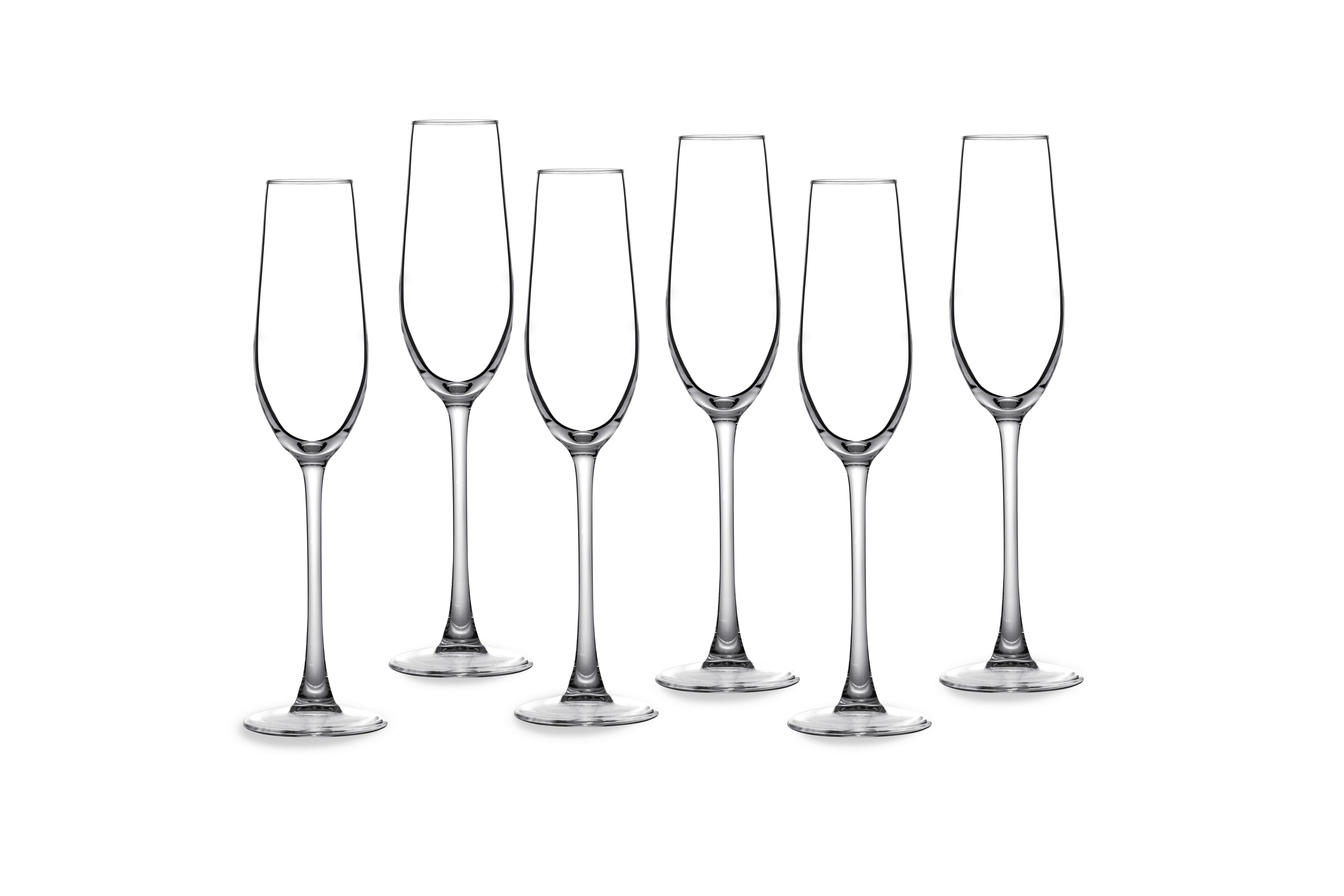 Pohárkészlet Sekt-Gläser, Ew-Tg-2892-Cb - áttetsző, Basics, üveg (7/26,2cm) - Echtwerk