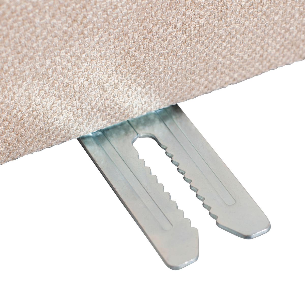 SESSEL Pepper Sandfarben B: 100cm - Sandfarben/Schwarz, Design, Kunststoff/Textil (100/79/92cm) - Livetastic