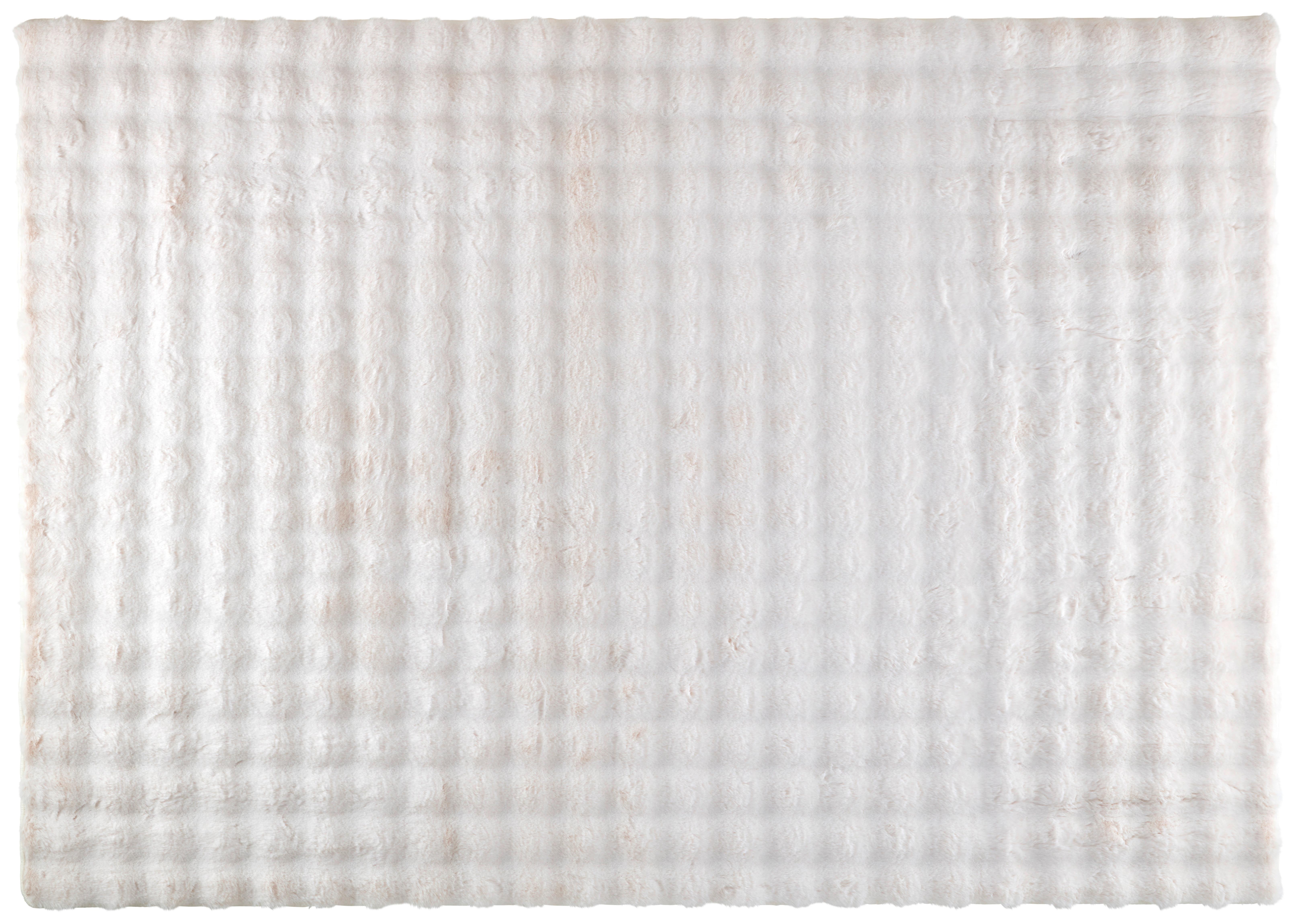 KONSTFÄLL BUBBLE 2 - cremefärgad, Modern, textil (120/170cm) - Mömax