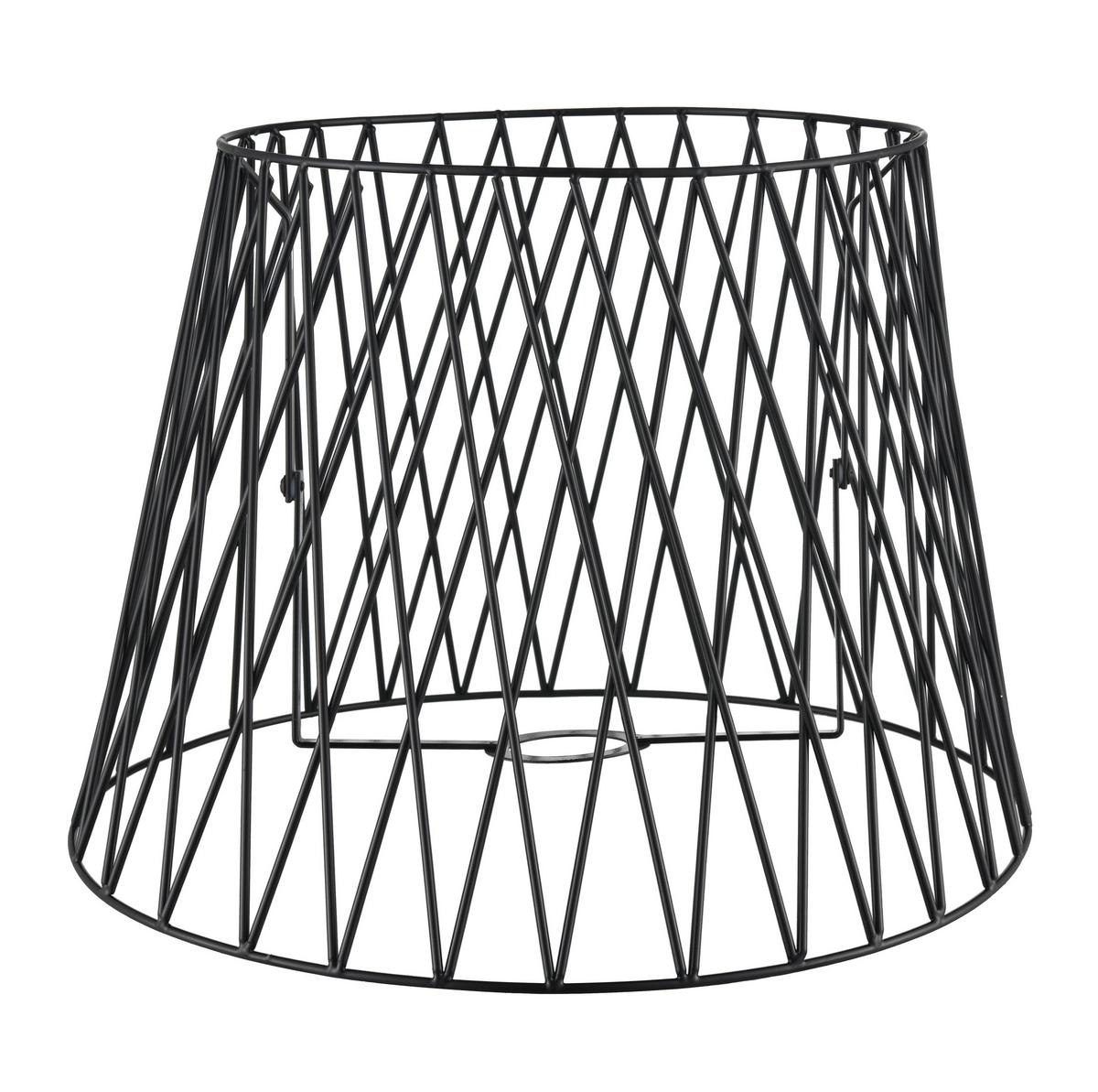 Leuchtenschirm Jufi aus Metall Ø ca. 35cm - Schwarz, Modern, Metall (35/25cm) - Modern Living