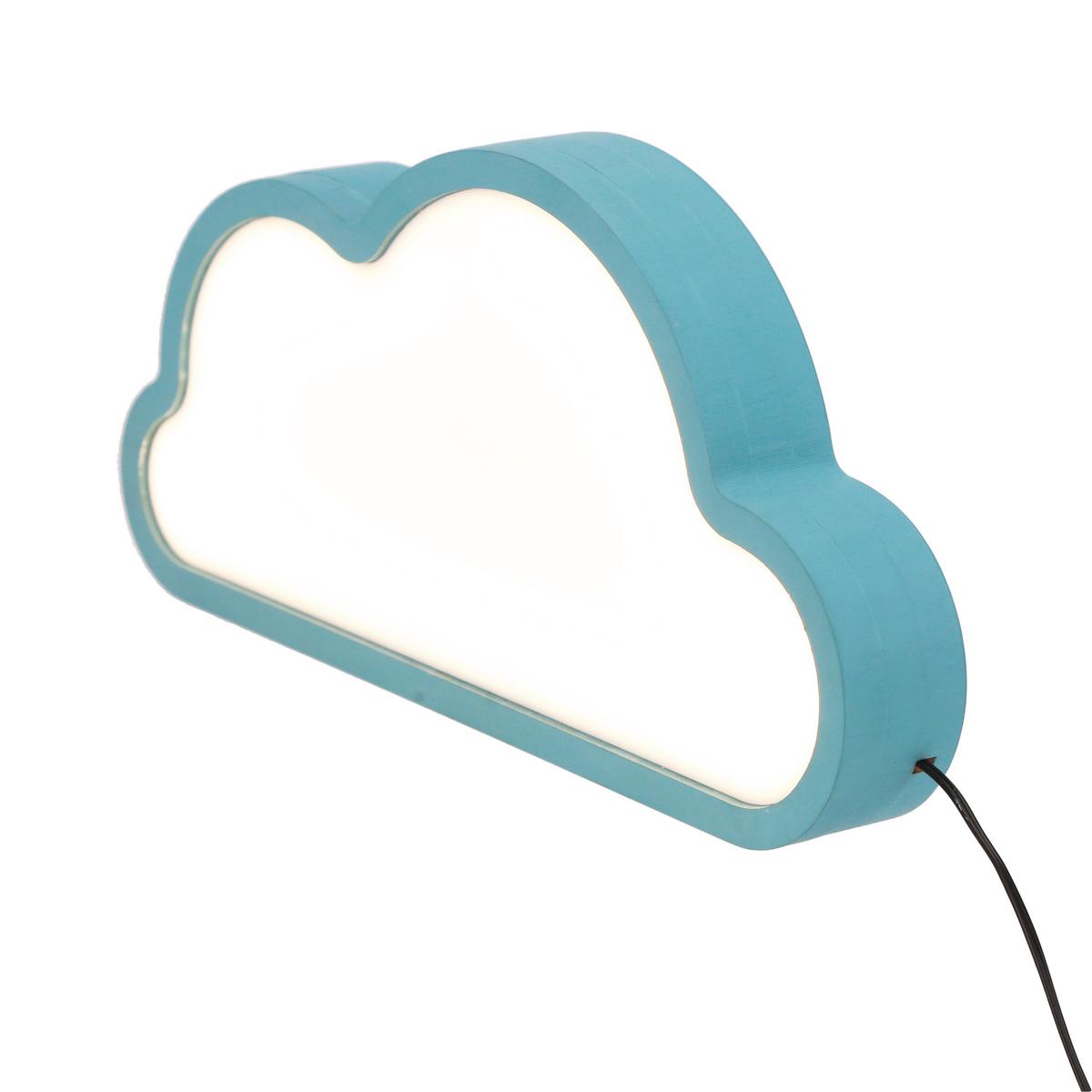 Dječja Stolna Svjetiljka Cloud - plava, Basics, drvni materijal/plastika (31/3.5/15cm)