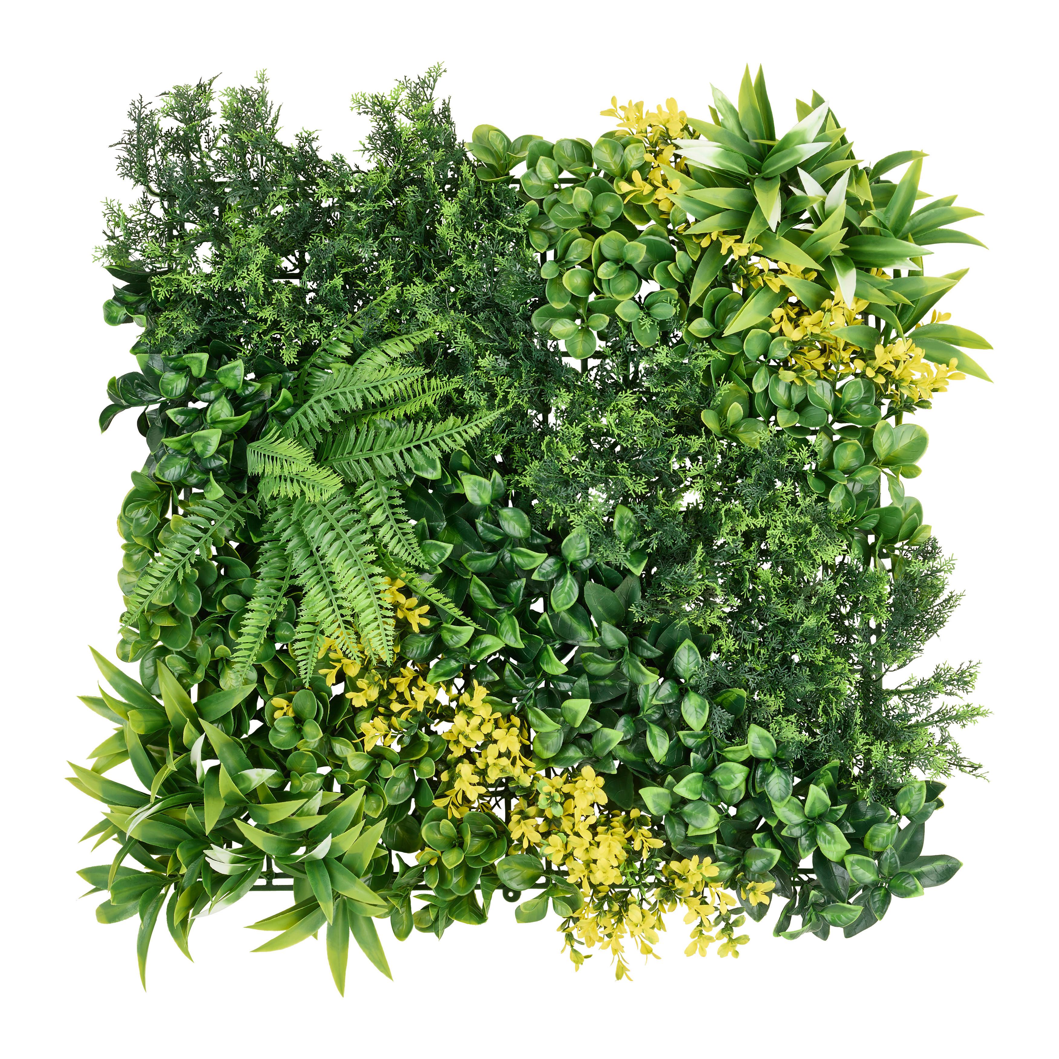 Kunstpflanze Farnmatte Grün - Grün, Kunststoff (50/50cm) - Mömax