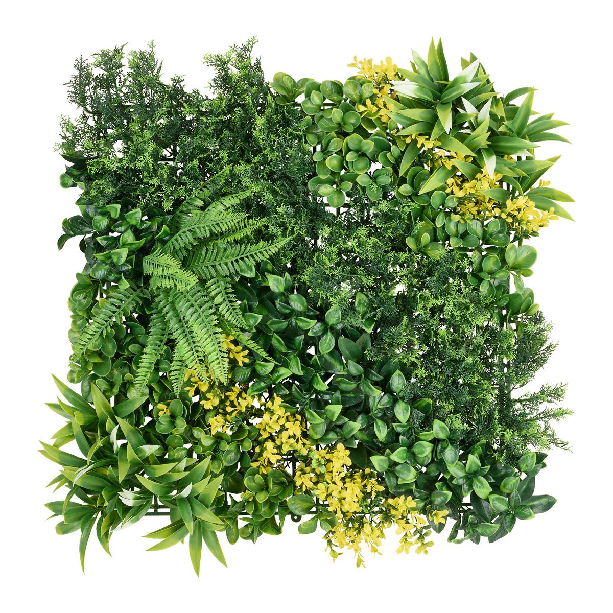 Kunstpflanze Farnmatte Grün - Grün, Kunststoff (50/50cm) - Mömax