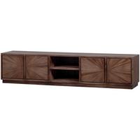 LOWBOARD Sun Braun B: 200cm - Braun, Design, Holz (200/45/44cm) - Livetastic