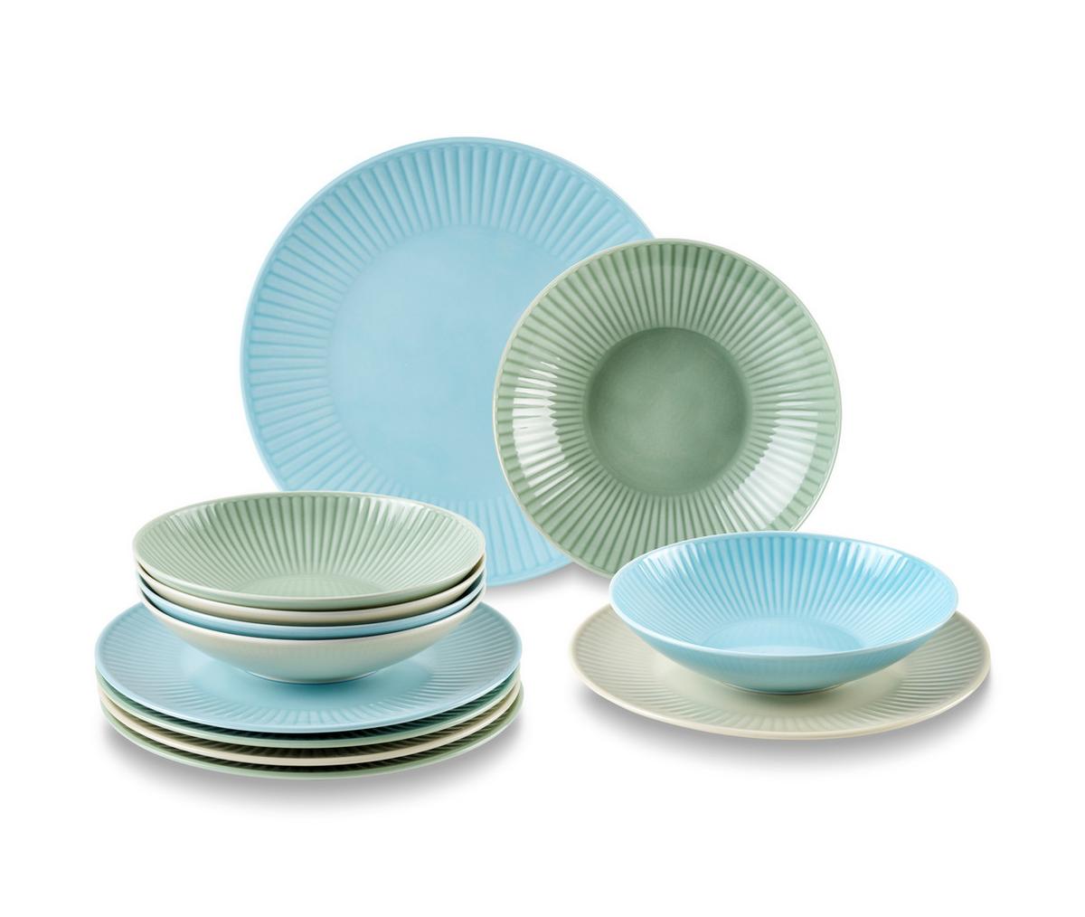 TAFELSERVICE VALENCIA - Multicolor, MODERN, Keramik (28,5/28,5/28,5cm) - Mömax