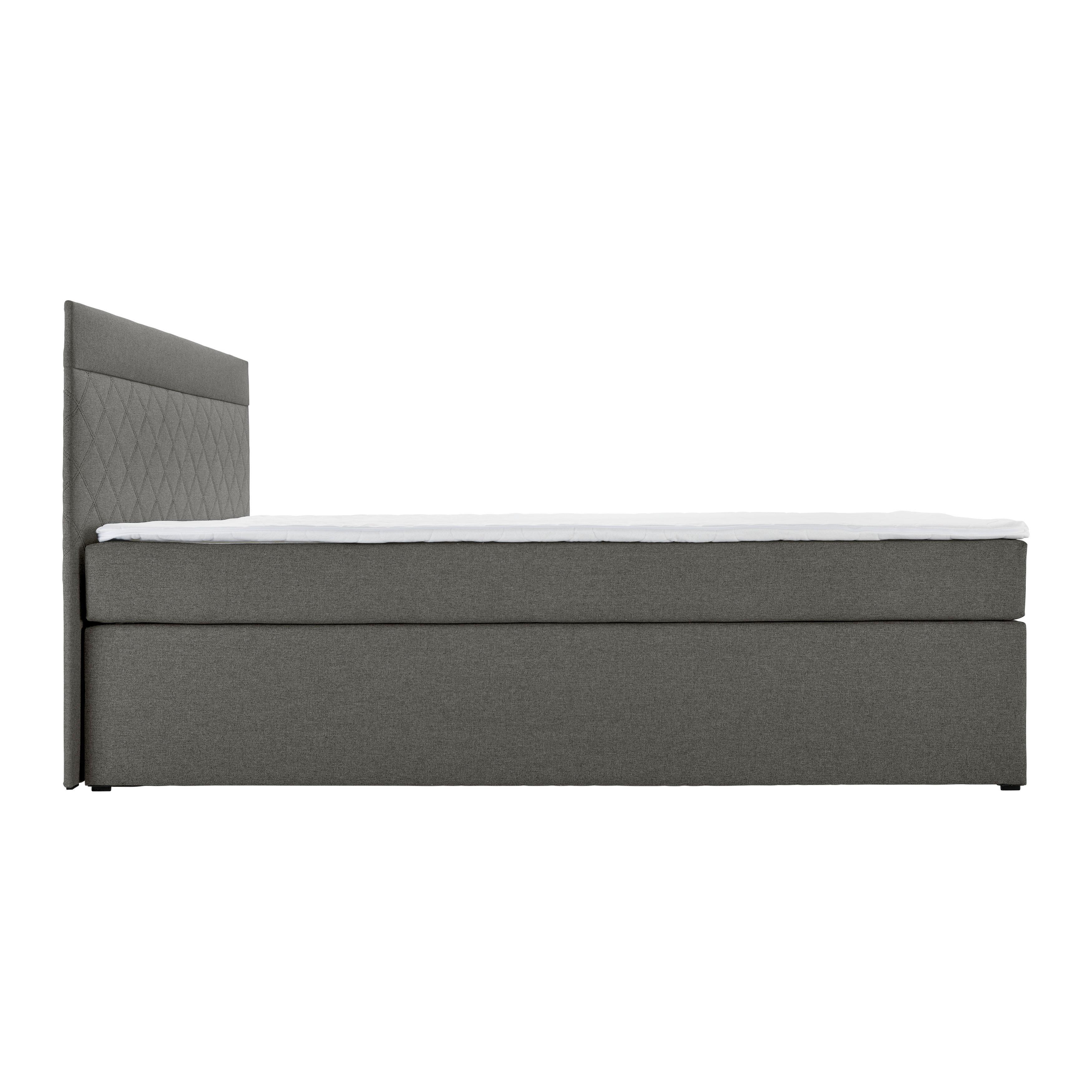 BOXSÄNG ROSA - grå/svart, Modern, trämaterial/trä (140/200cm) - Bessagi Home