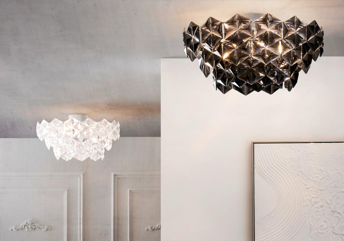 LAMPA SUFITOWA 4200950-6513 MONARQUE - czarny, Lifestyle, szkło (50/28cm) - By Rydéns