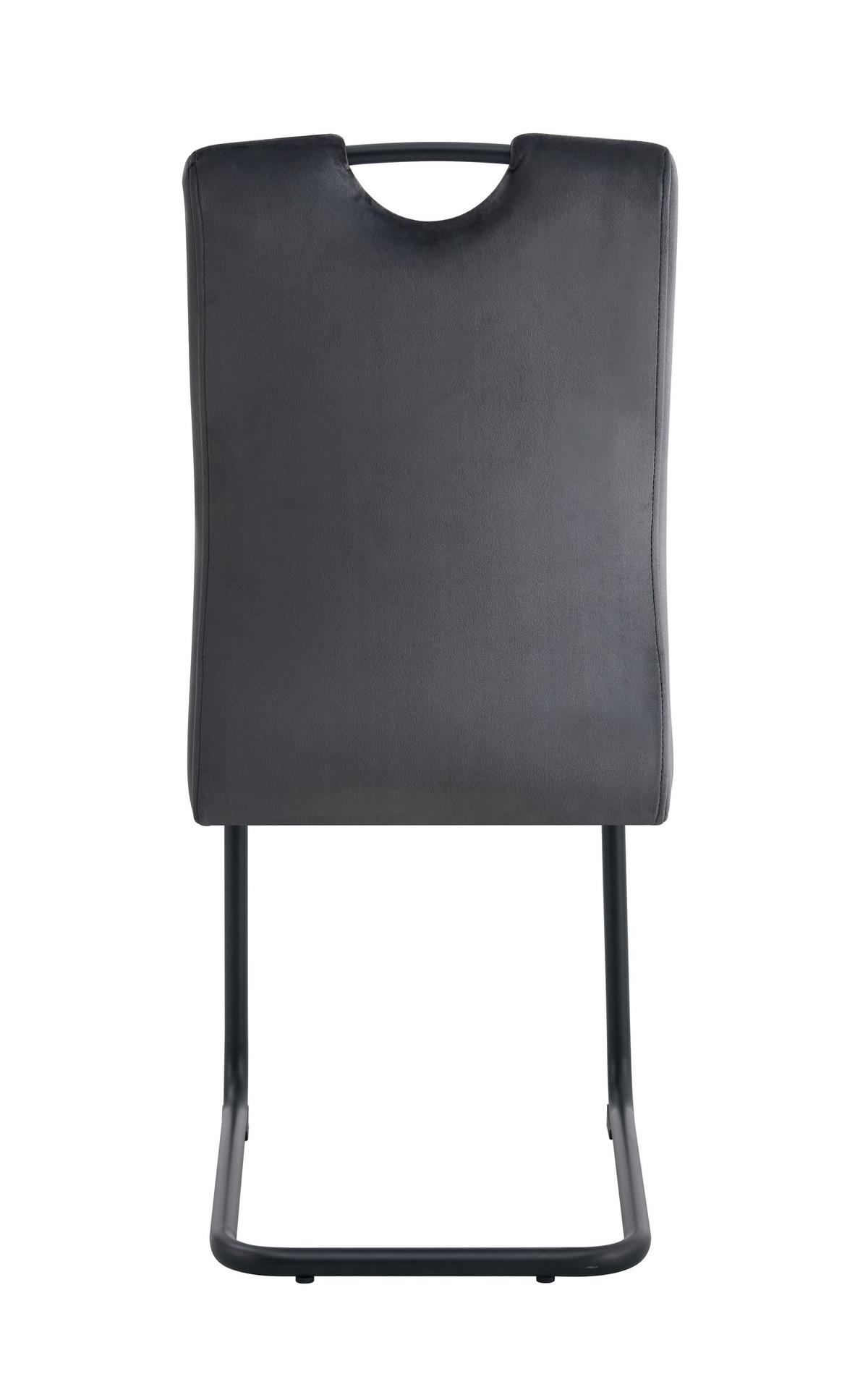 Set Nihajnih Stolov Lisa, Antracit, 2 Kos - črna/antracit, Moderno, kovina/tekstil (43/98/61cm) - MID.YOU