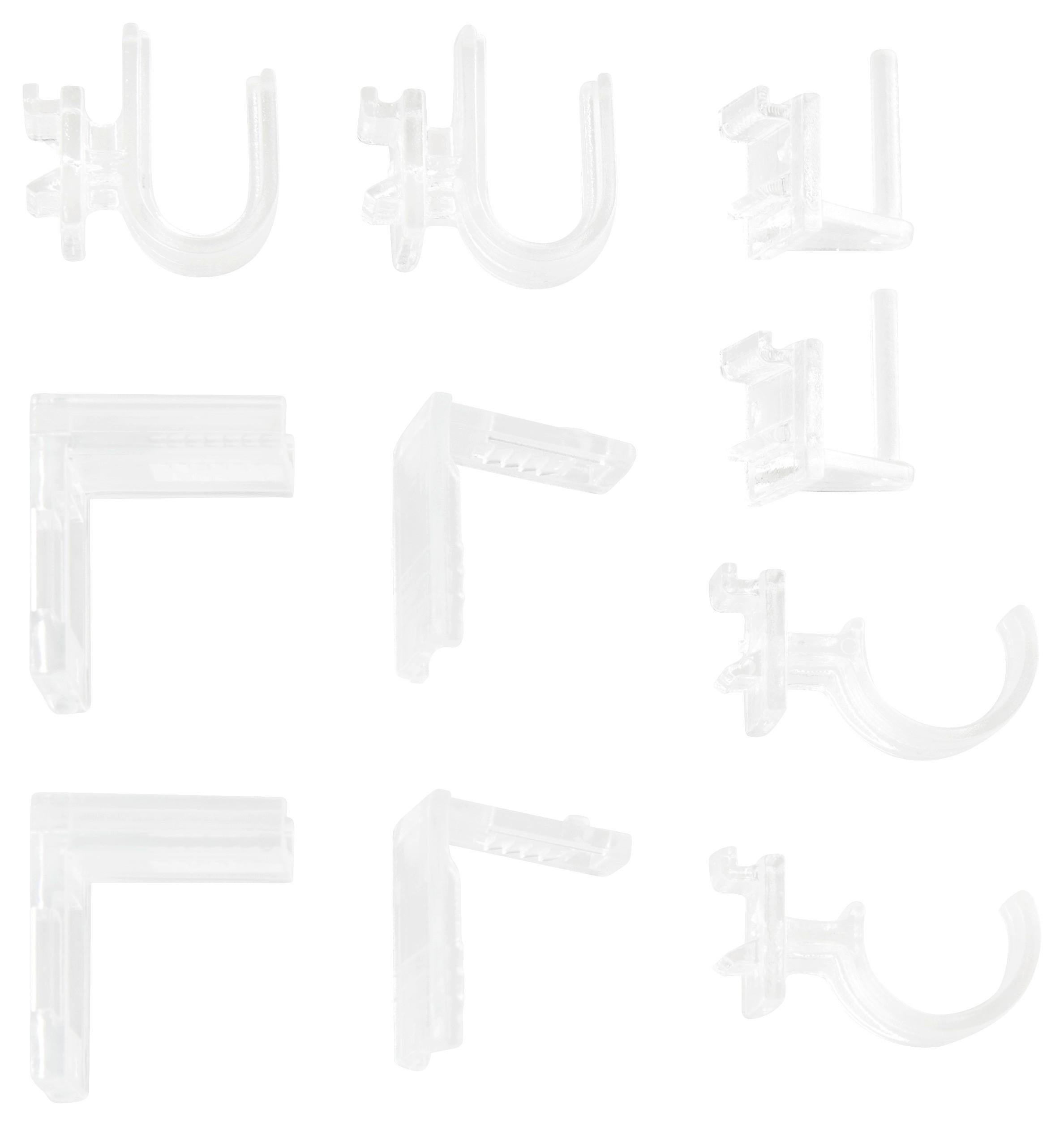 Zaglavni Nosač Ferdi - prozirno, plastika - Modern Living