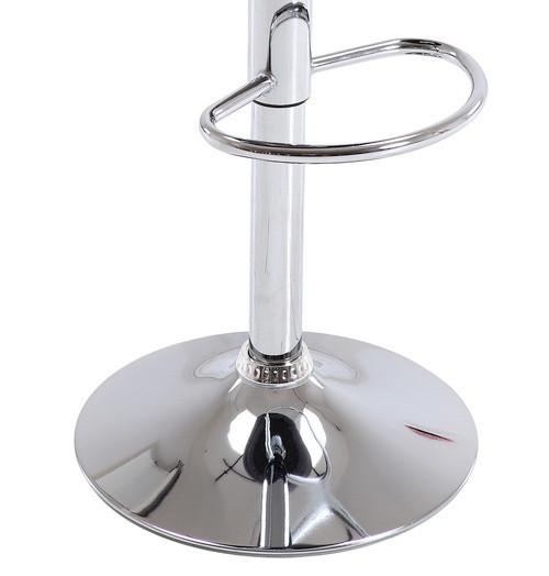 Barski Stol Scott, Siva - barve kroma/siva, Moderno, kovina/umetna masa (56/82-103/50cm)