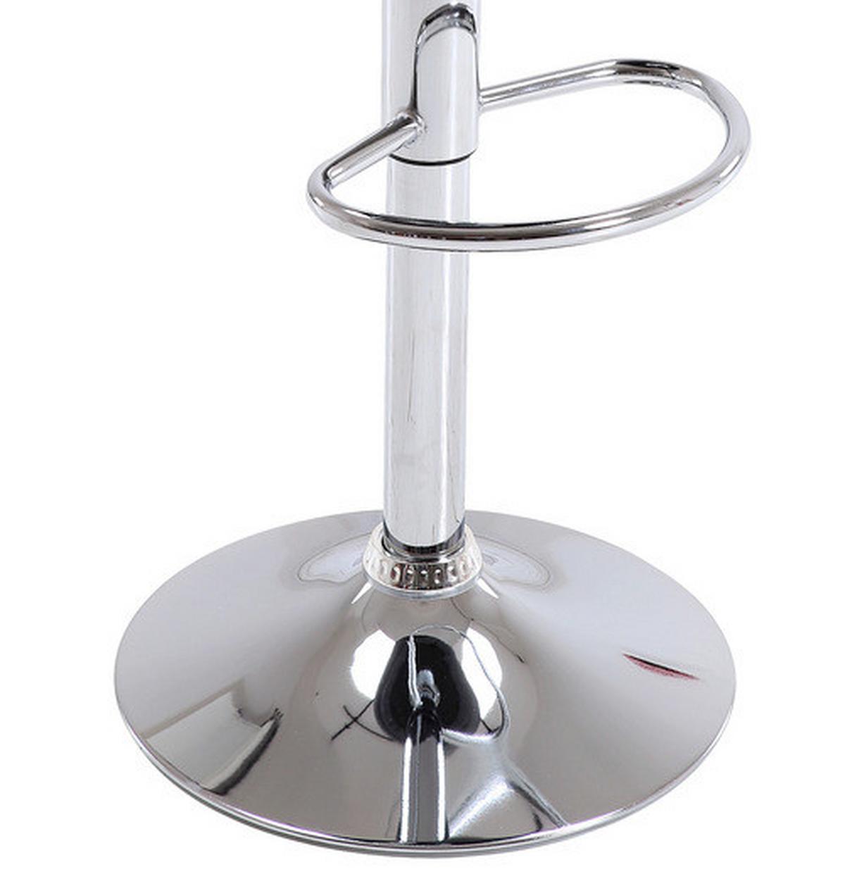 Barski Stol Scott, Siva - barve kroma/siva, Moderno, kovina/umetna masa (56/82-103/50cm)