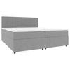 Boxbett Odin Anthrazit ca. 180x200cm - Anthrazit/Schwarz, KONVENTIONELL, Kunststoff/Textil (180/200cm) - Based