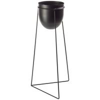 Kaspó Urbanus - fekete, Basics, fém (24/50cm) - Modern Living