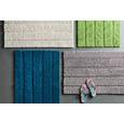 Badematte Uwe ca. 60x100cm - Petrol, Textil (60/100cm) - MÖMAX modern living