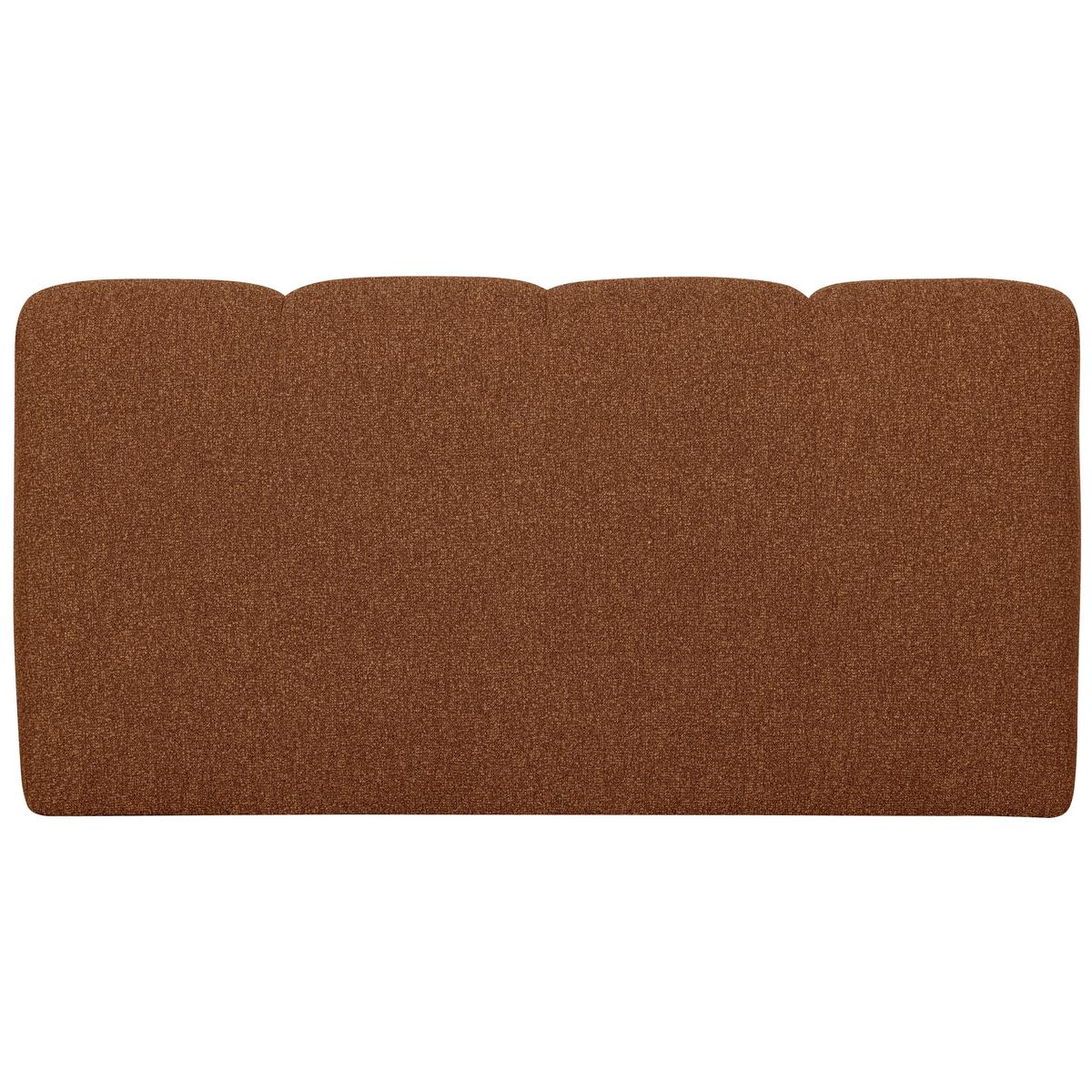 Sitzbank Mojo Rotbraun B: 164cm - Rotbraun/Schwarz, MODERN, Kunststoff/Textil (164/83/73cm) - Livetastic