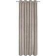 Zavesa Z Obročki Velours -top- - siva, Konvencionalno, tekstil (140/245cm) - Mömax modern living Zavesa Z Obročki Velours -top- - siva, Konvencionalno, tekstil (140/245cm) - Mömax modern living