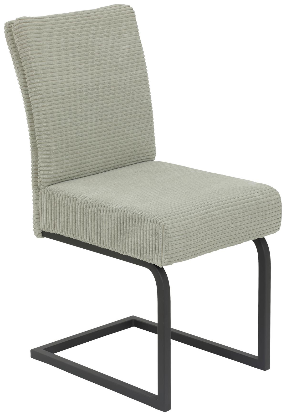 Stolica Olivia Giga-S - bež/crna, Moderno, metal/tekstil (61/91/43cm)