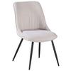 Stuhl Nova Beige - Beige/Schwarz, MODERN, Textil/Metall (51/85/61cm) - Premium Living