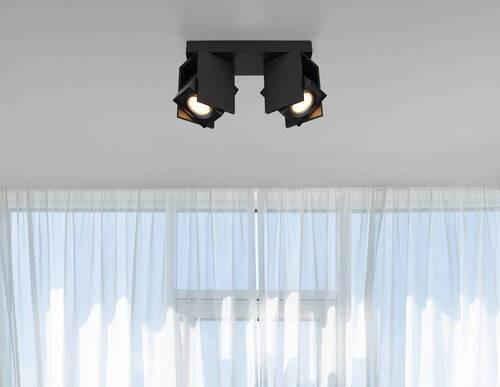 Strahler Rory in Schwarz max. 5 Watt - Schwarz, Design, Metall (25,6/8,4/15,7cm) - Globo
