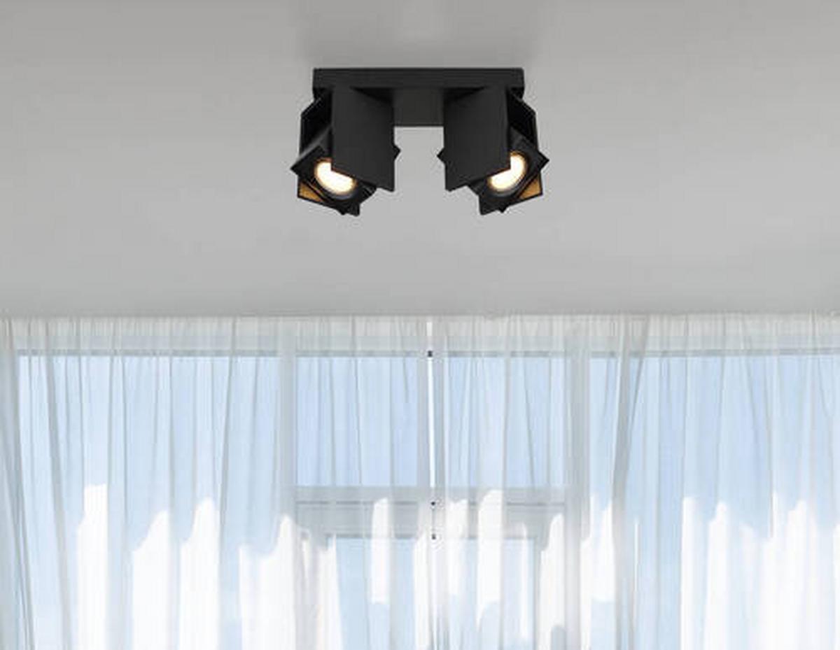 Strahler Rory in Schwarz max. 5 Watt - Schwarz, Design, Metall (25,6/8,4/15,7cm) - Globo