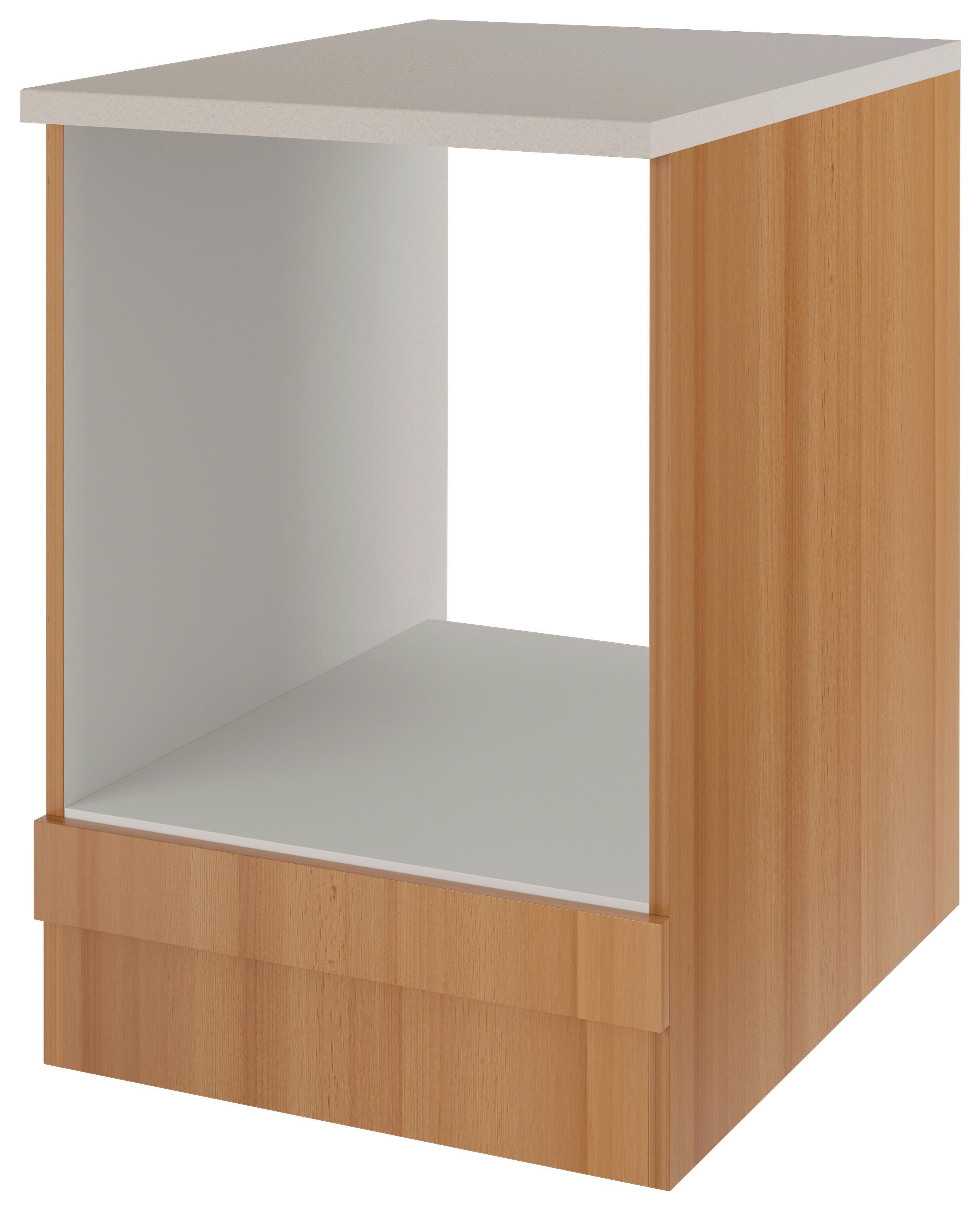 Omara Za Vgradnjo Štedilnika Nano, Barva Bukve - barve bukve/bež, Moderno, leseni material (60/85/57cm) - FlexWell