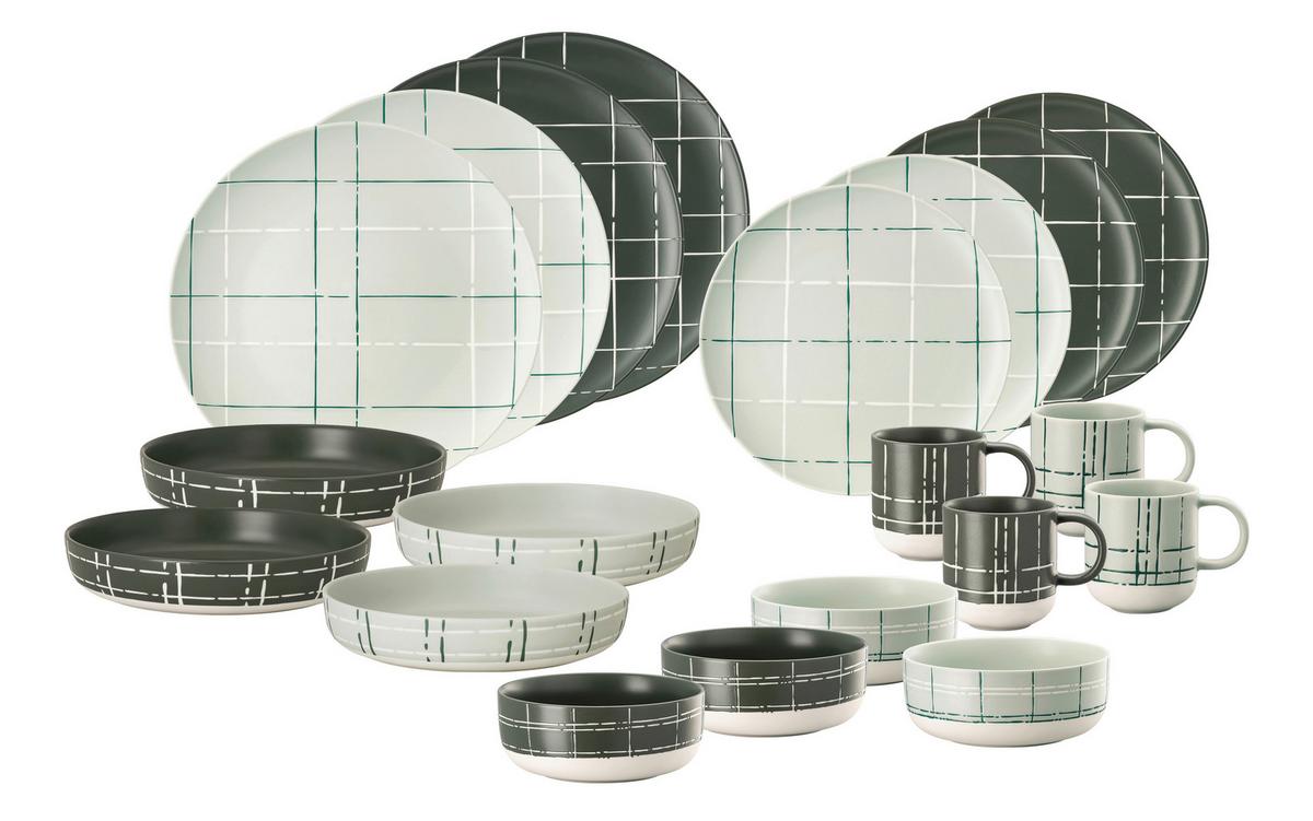 SERWIS OBIADOWO-ŚNIADANIOWY FUN KARO ROSENTHAL - różnokolorowy, Design, ceramika (41/28,3/28cm) - Thomas