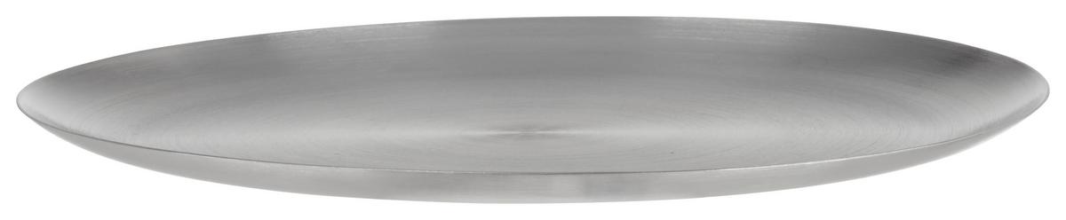 Gyertyatál Aurora - ezüst, fém (20/1,4cm) - Modern Living