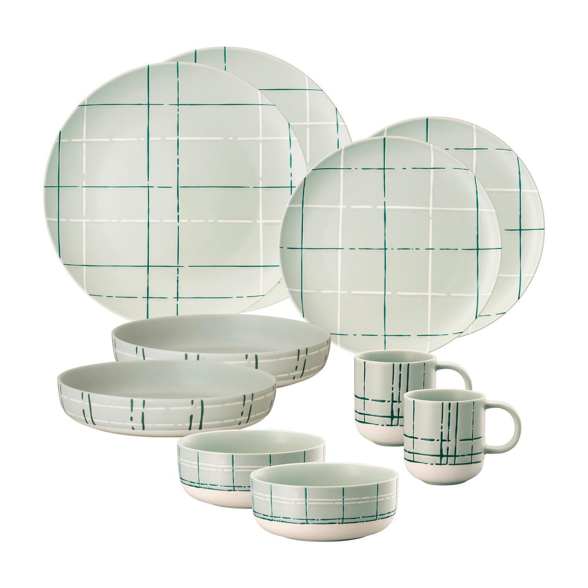 SERWIS OBIADOWO-ŚNIADANIOWY FUN KARO ROSENTHAL - różnokolorowy, Design, ceramika (41/28,3/28cm) - Thomas