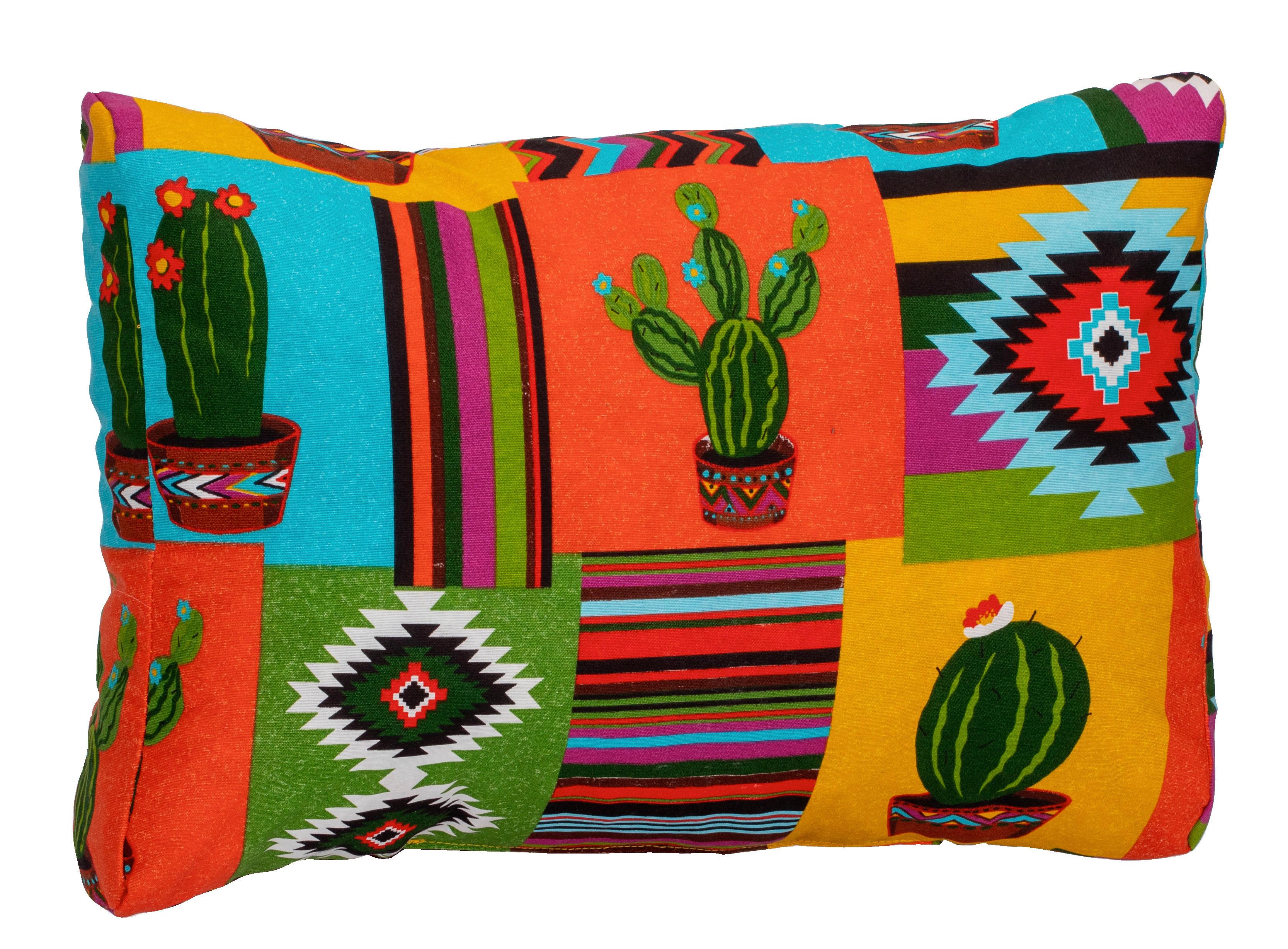 Sedežna Blazina Mexico - modra/rumena, Basics, tekstil (60/40/20cm) - Gardenson