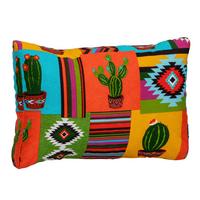 Sedežna Blazina Mexico - modra/rumena, Basics, tekstil (60/40/20cm) - Gardenson