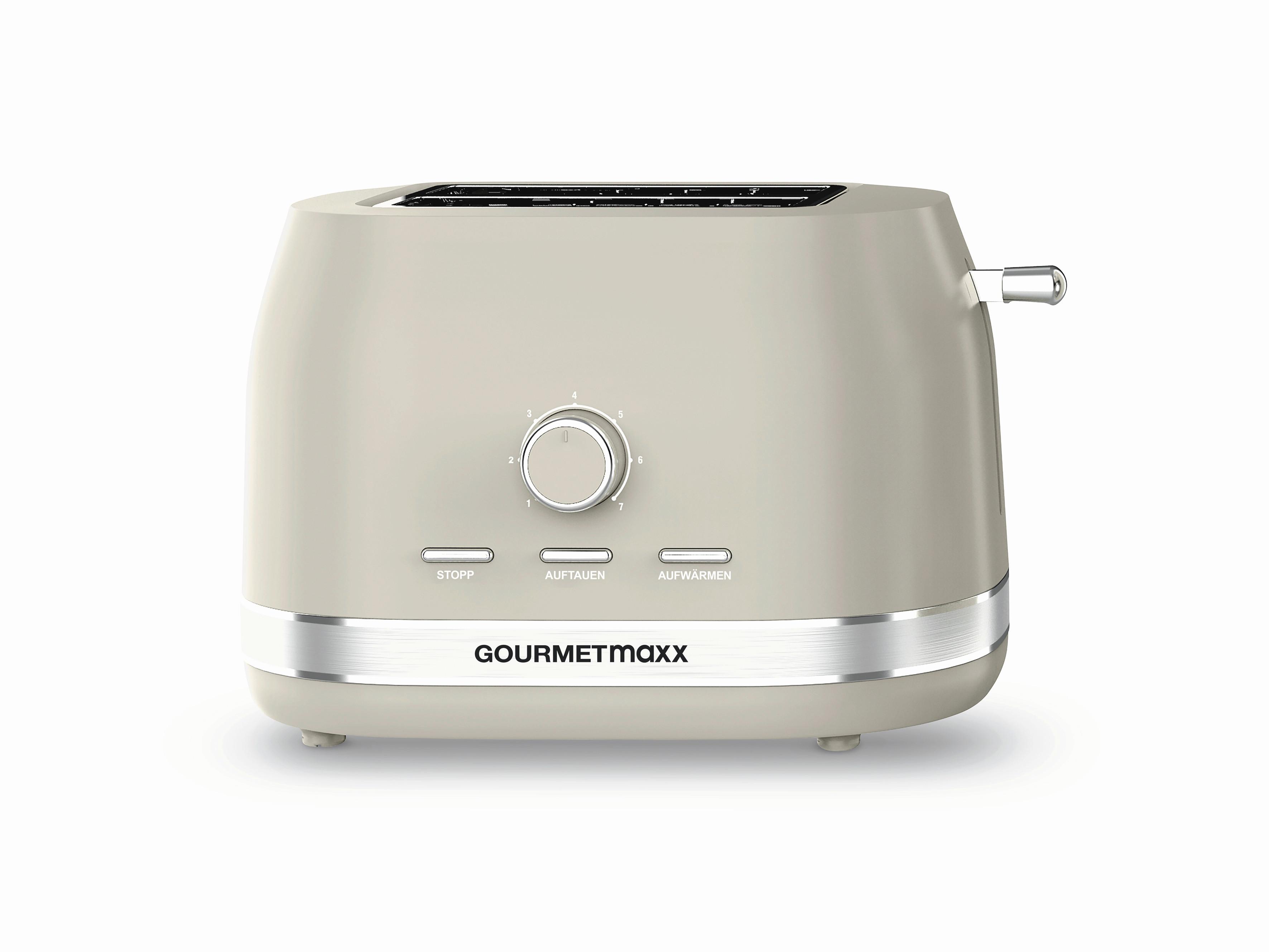 TOSTER 13907 - kremowy, Basics, tworzywo sztuczne (33,2/21,6/21,9cm) - GOURMETMAXX
