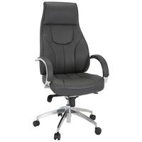 Pisarniški Stol Elegance I, Siva - srebrne barve/siva, Moderno, kovina/umetna masa (72/125/66cm) - MID.YOU