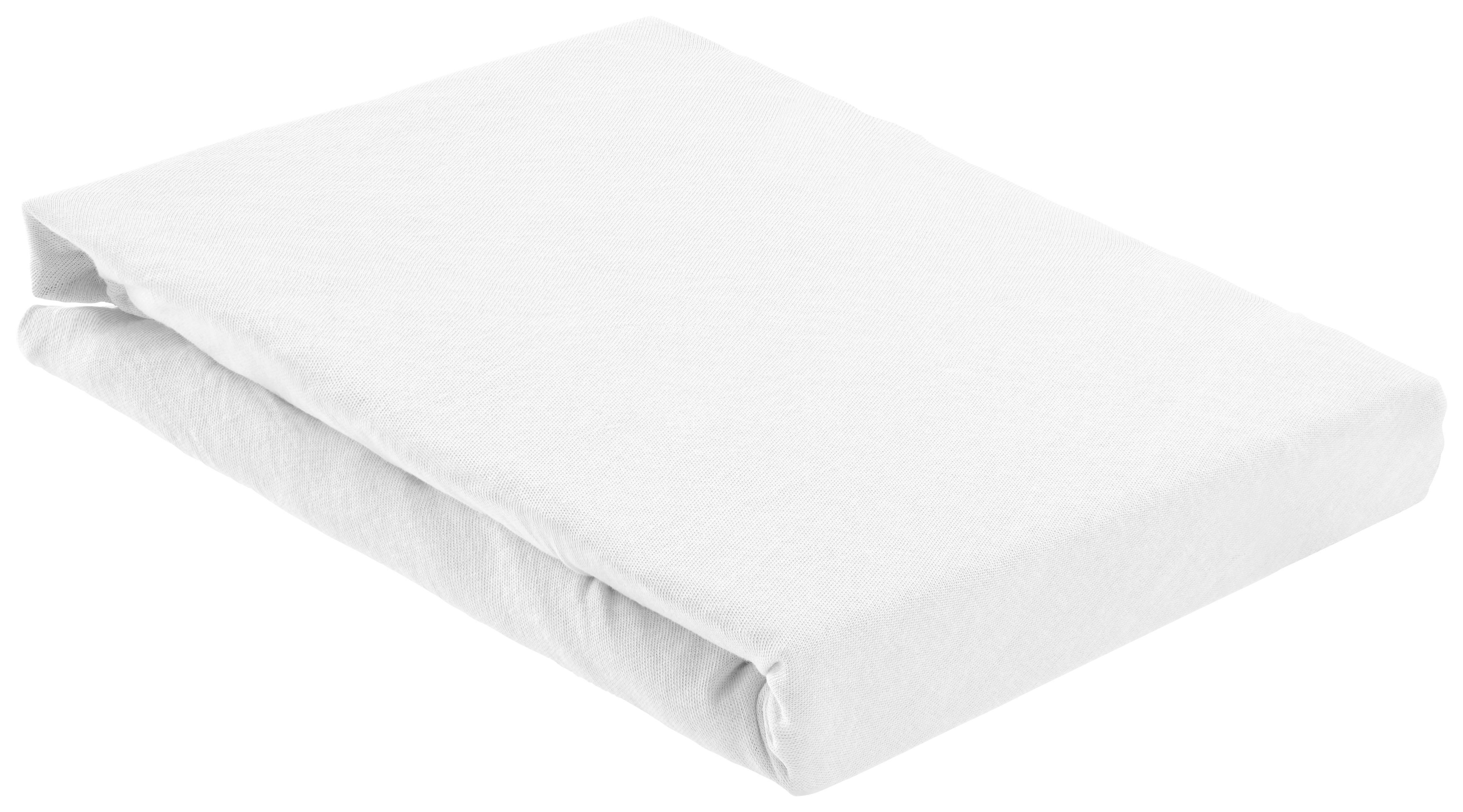 Spannleintuch Poldi Weiß ca. 100x200cm - Weiß, Textil (100/200cm) - Based