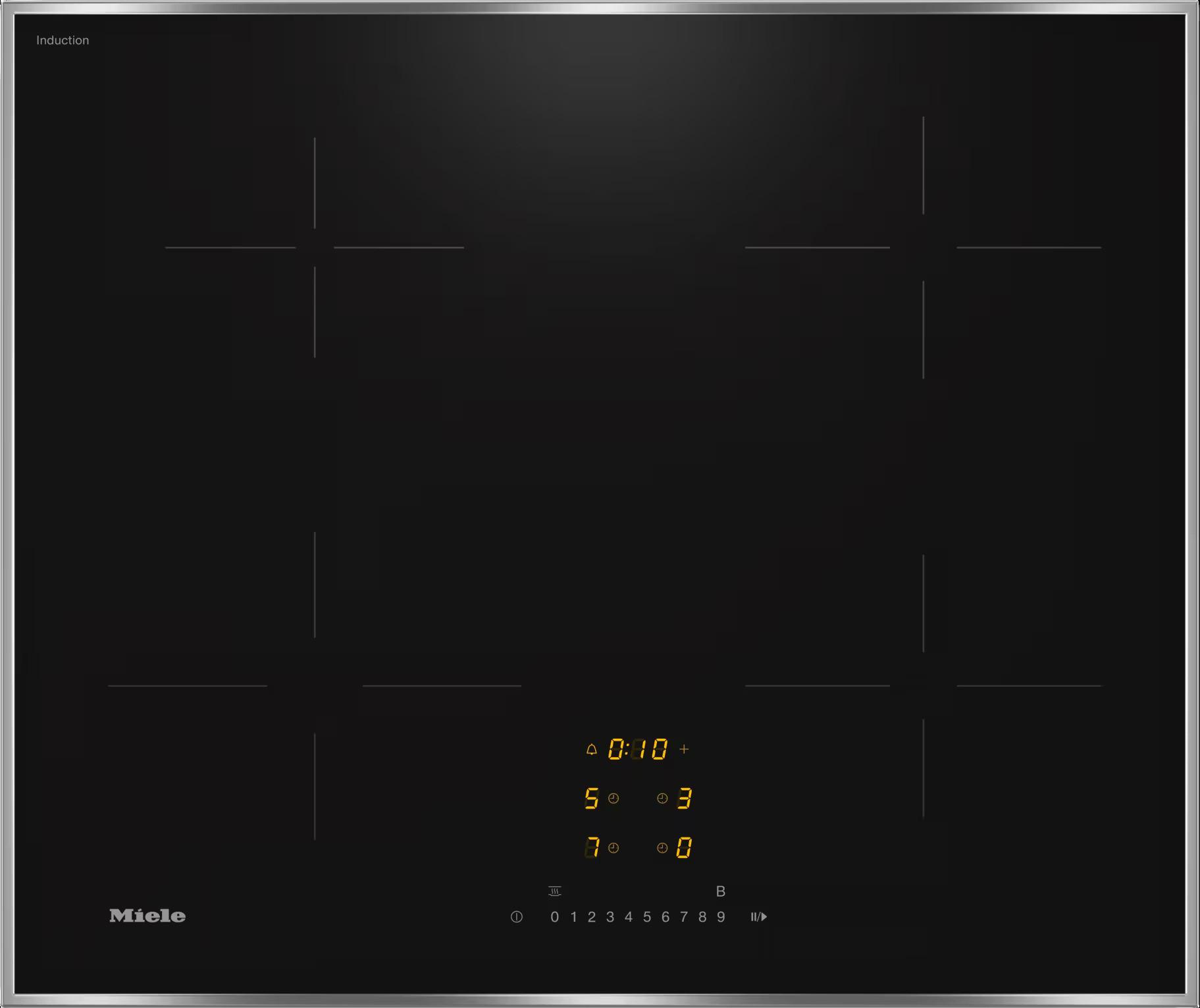 Induktionskochfeld KM7361FRED - Anthrazit, MODERN (62,6/55/52,6cm) - Miele