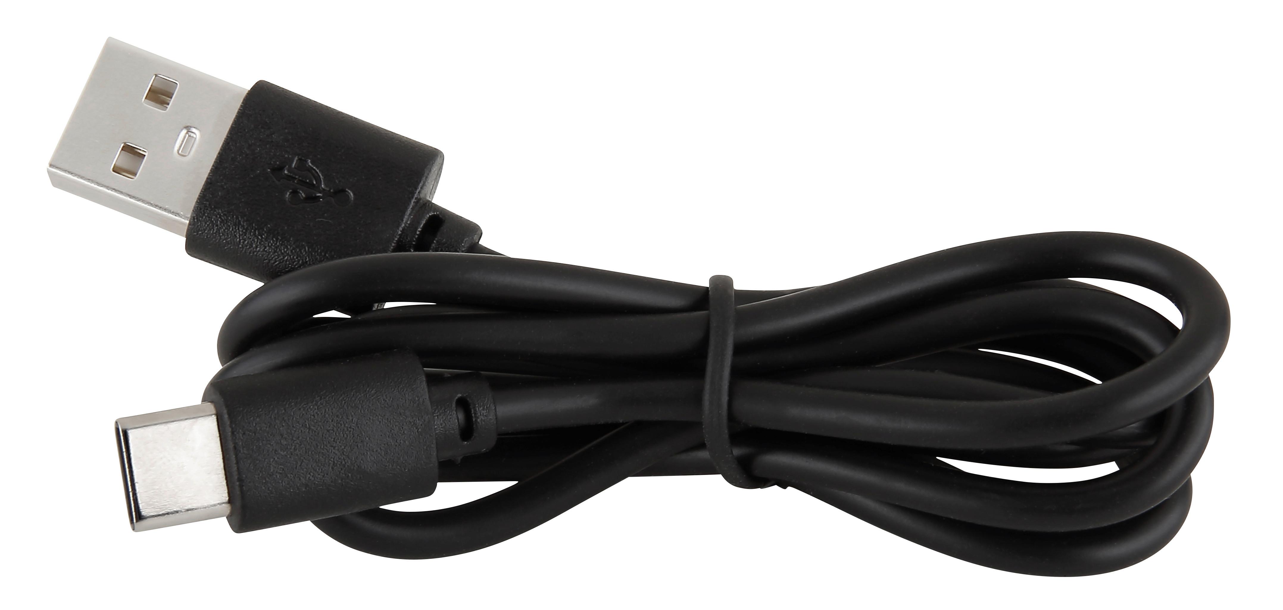 LED-Stehleuchte Gregoir Schwarz max. 4 Watt - Schwarz/Braun, Design, Kunststoff/Metall (14/14/120cm) - Globo