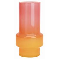 WAZON 10038642 - COLORFUL GARDEN - różowy/pomarańczowy, Basics, szkło (13/25/13cm)