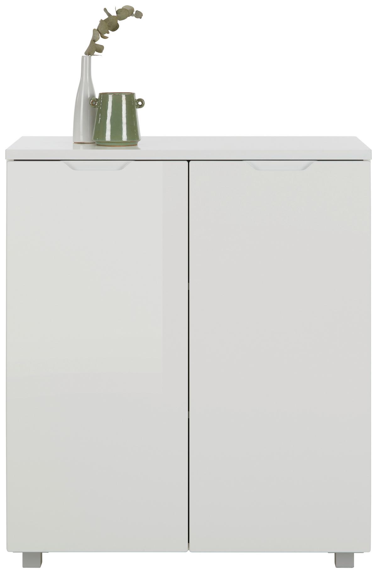 Komód Roy - fehér, Modern, faalapú anyag (80/90/38cm) - Mömax