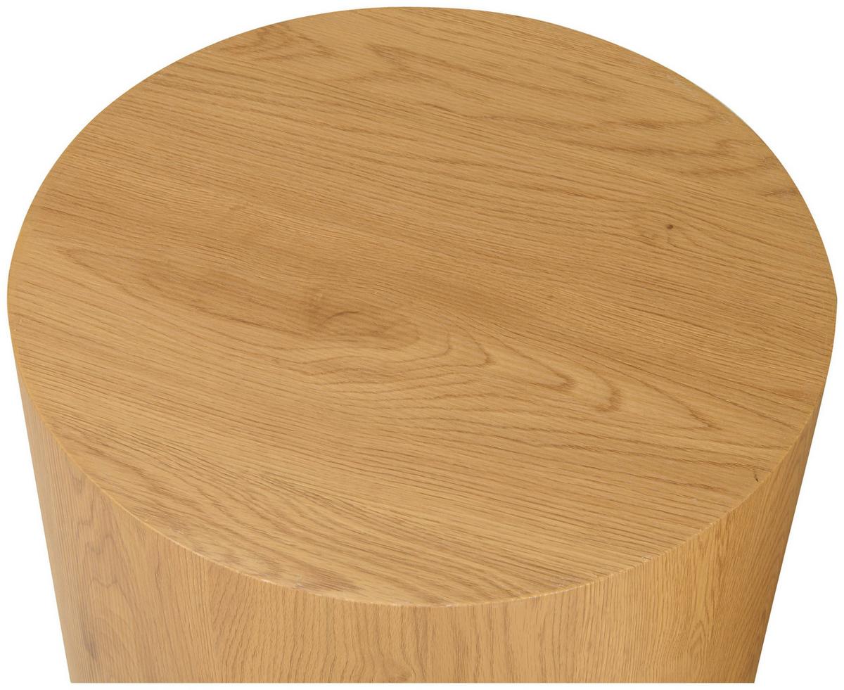 ZESTAW STOLIKÓW BOCZNYCH MIKE - kolor dębowy, Trend, materiał drewnopochodny (30-38/30-38/34-39cm) - Xora