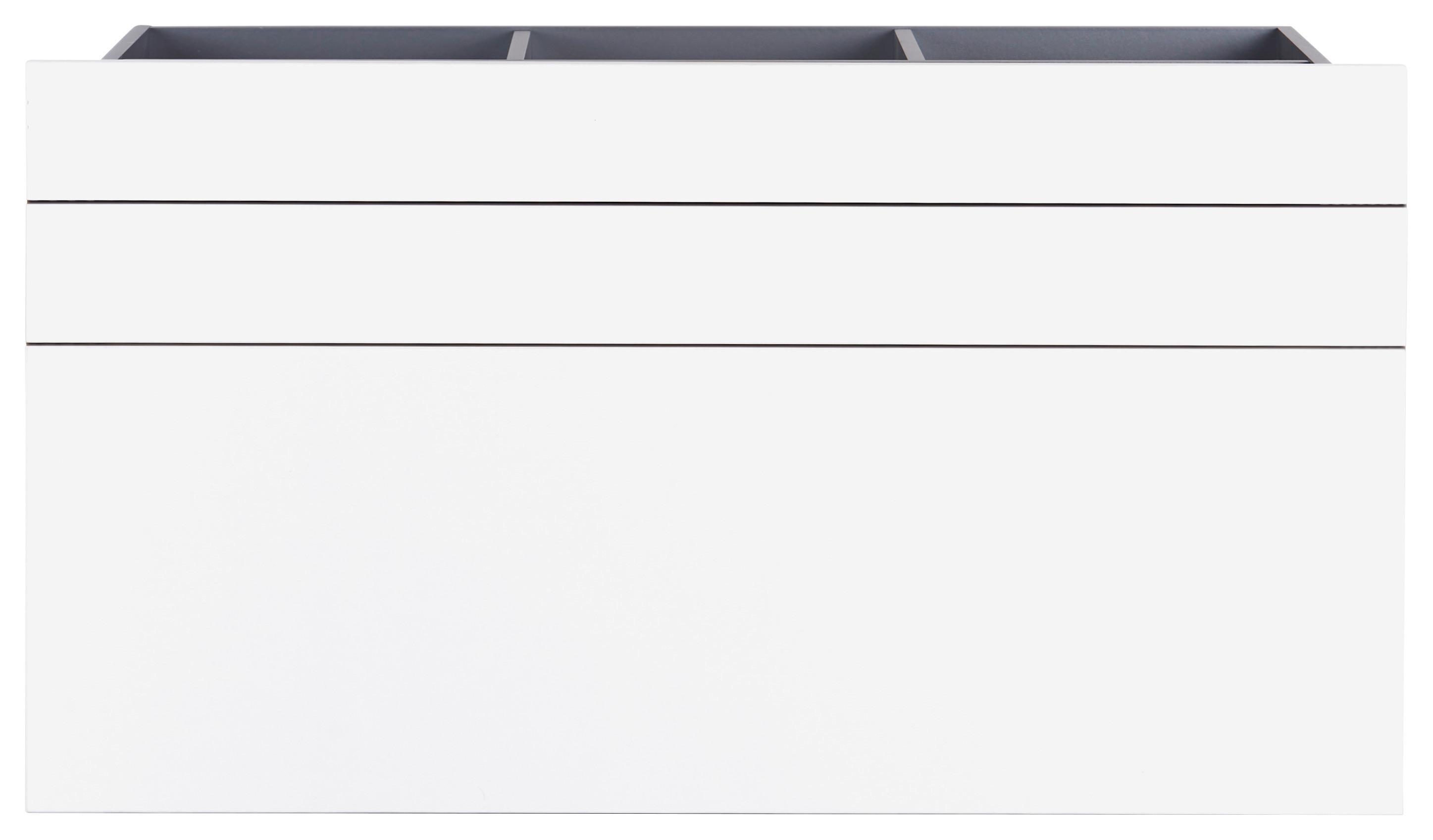Schubladenset Unit in Weiss - Weiss, Modern, Holzwerkstoff (91/50,3/47cm) - Based