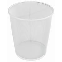 Coș de hârtii Mesh - alb, Modern, metal (30,5/34,5cm) - Modern Living