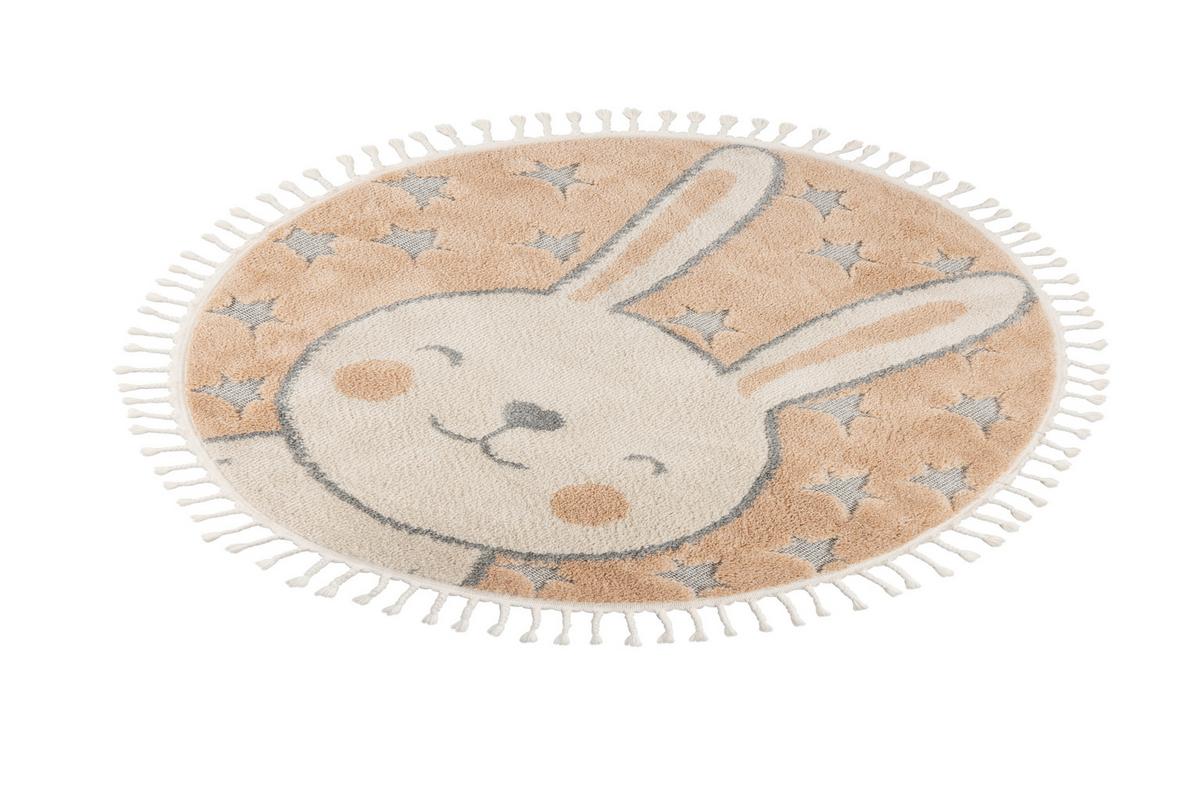 Covor pentru copii My Fano390Rabb, D: cca. 133cm - multicolor, Design, textil (133cm) - Obsession
