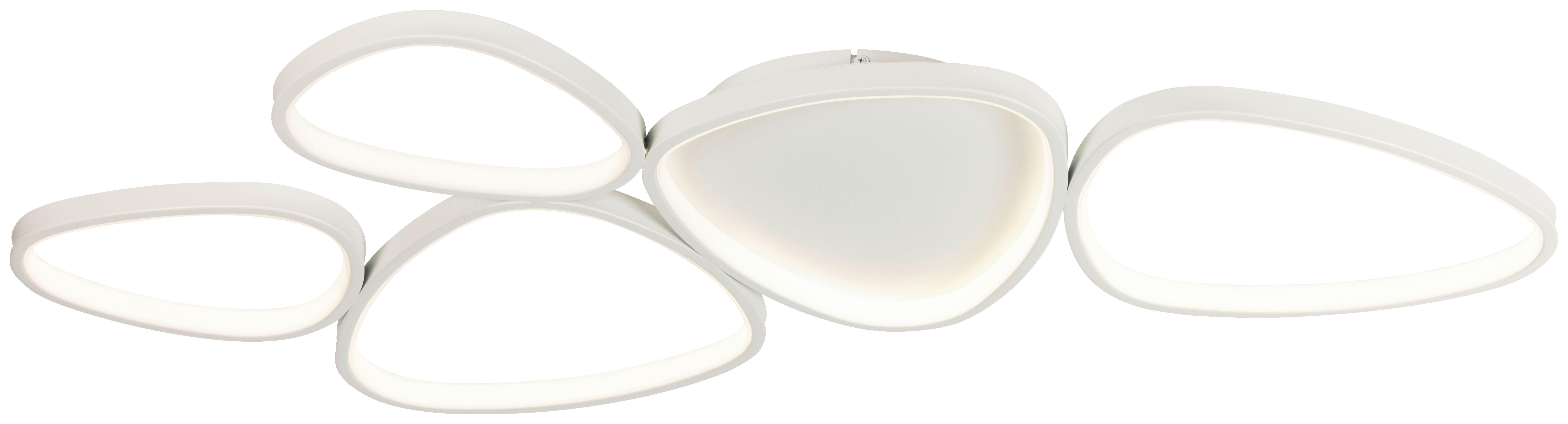 LED-TAKLAMPA WHITI - vit, Modern, metall/plast (109/55/5.2cm) - Mömax