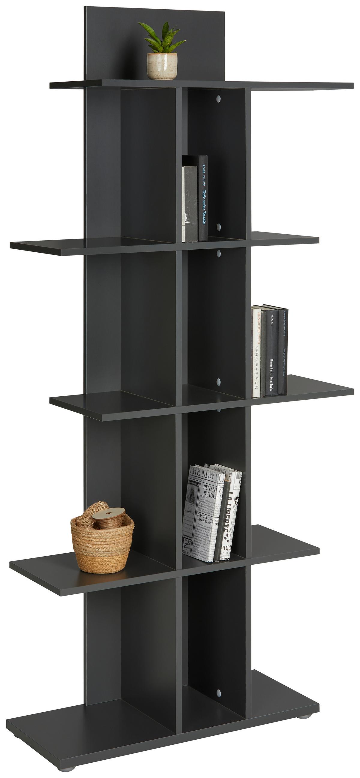 Regal in Anthrazit - Anthrazit, Modern, Holzwerkstoff (81/177/29.7cm) - Mömax