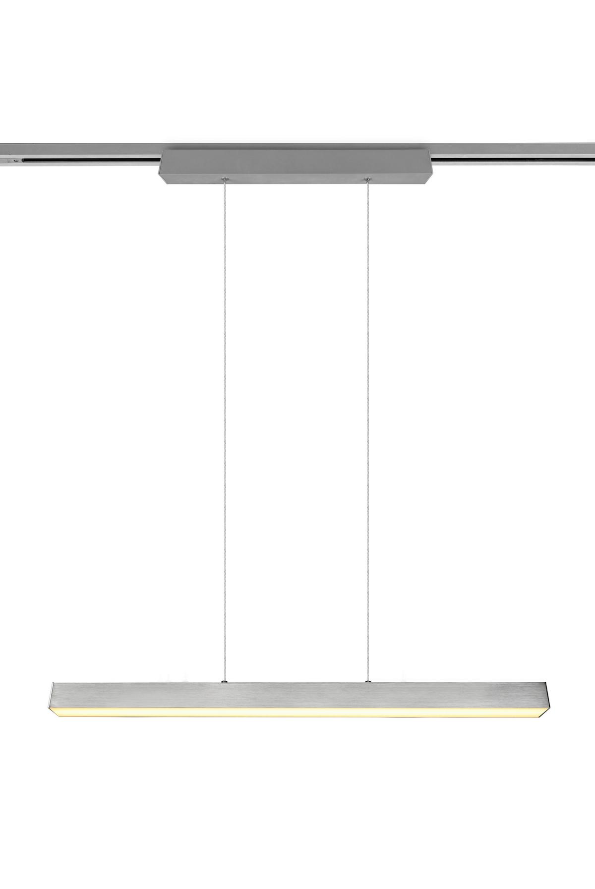 Schienensystem Duoline PL Paros in max. 29 Watt - Nickelfarben, Design, Metall (90/180/5cm) - Trio Leuchten