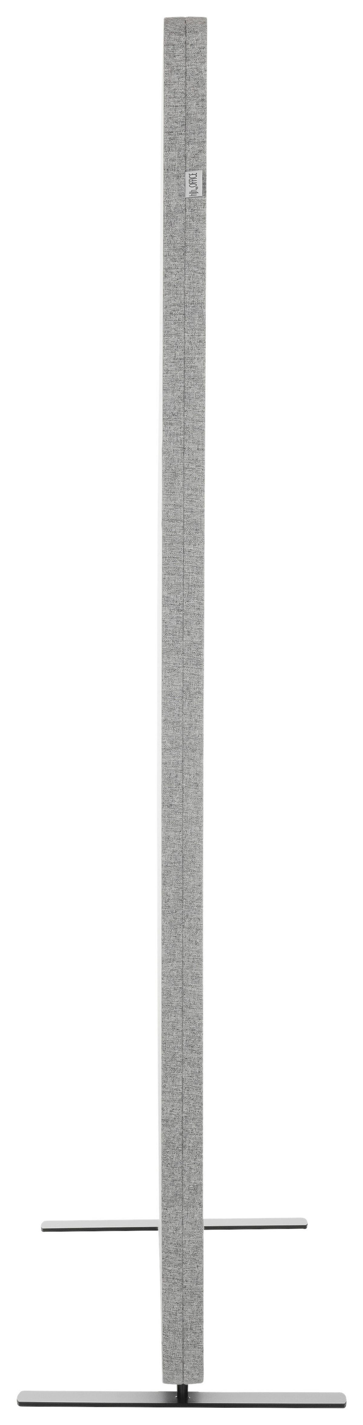 Pregradna Stena Flexmiut, Svetlo Siva - svetlo siva, Basics, kovina/umetna masa (80/142/35cm) - MID.YOU