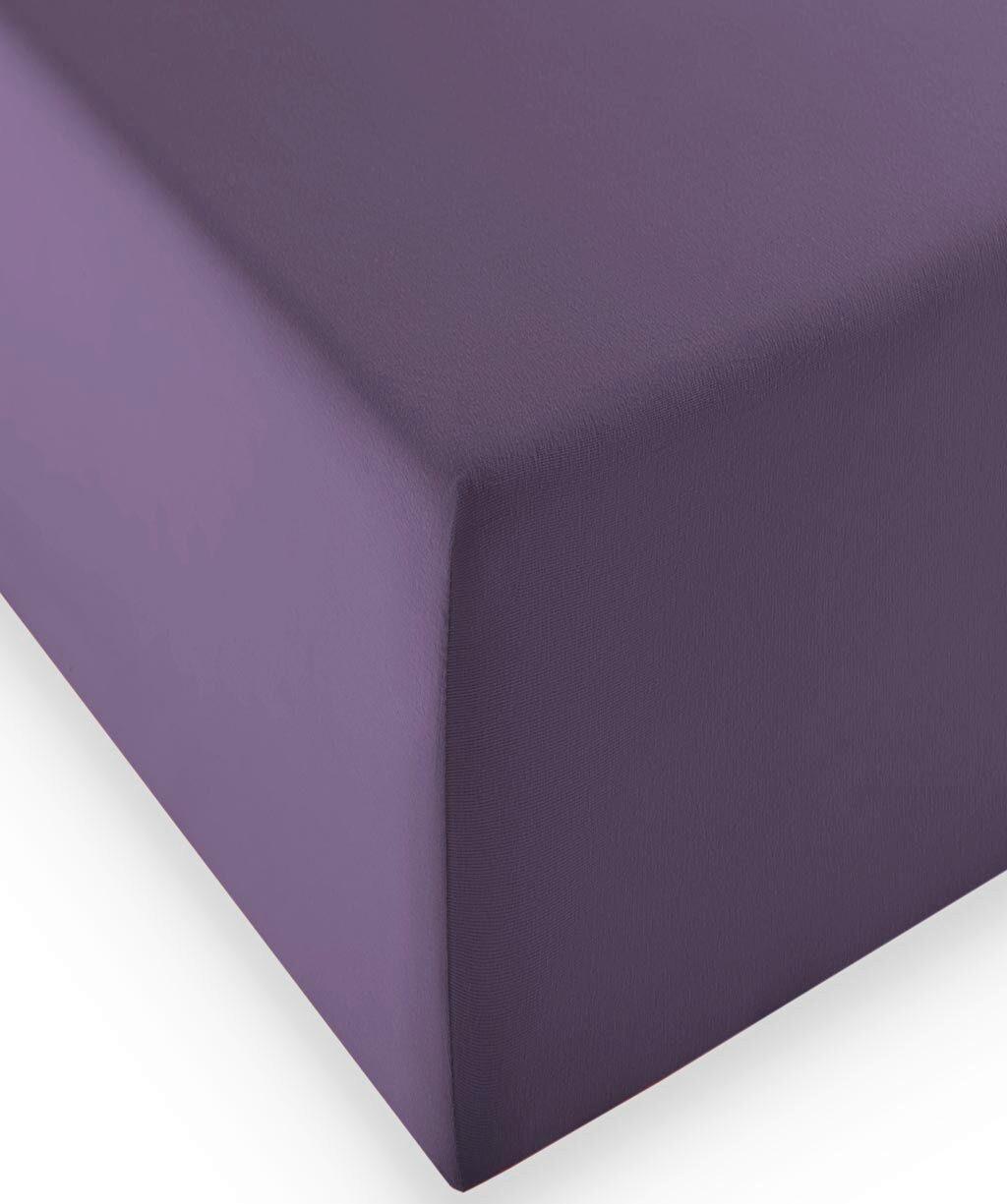 Boxspring-fixleintuch Q 4000 32 - Brombeere, Basics, Textil (90-100/200-210cm) - Fleuresse
