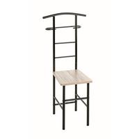 Kleiderständer in Schwarz/Eichefarben - Schwarz/Eiche San Remo, MODERN, Holzwerkstoff/Metall (46/109/46cm) - Mömax