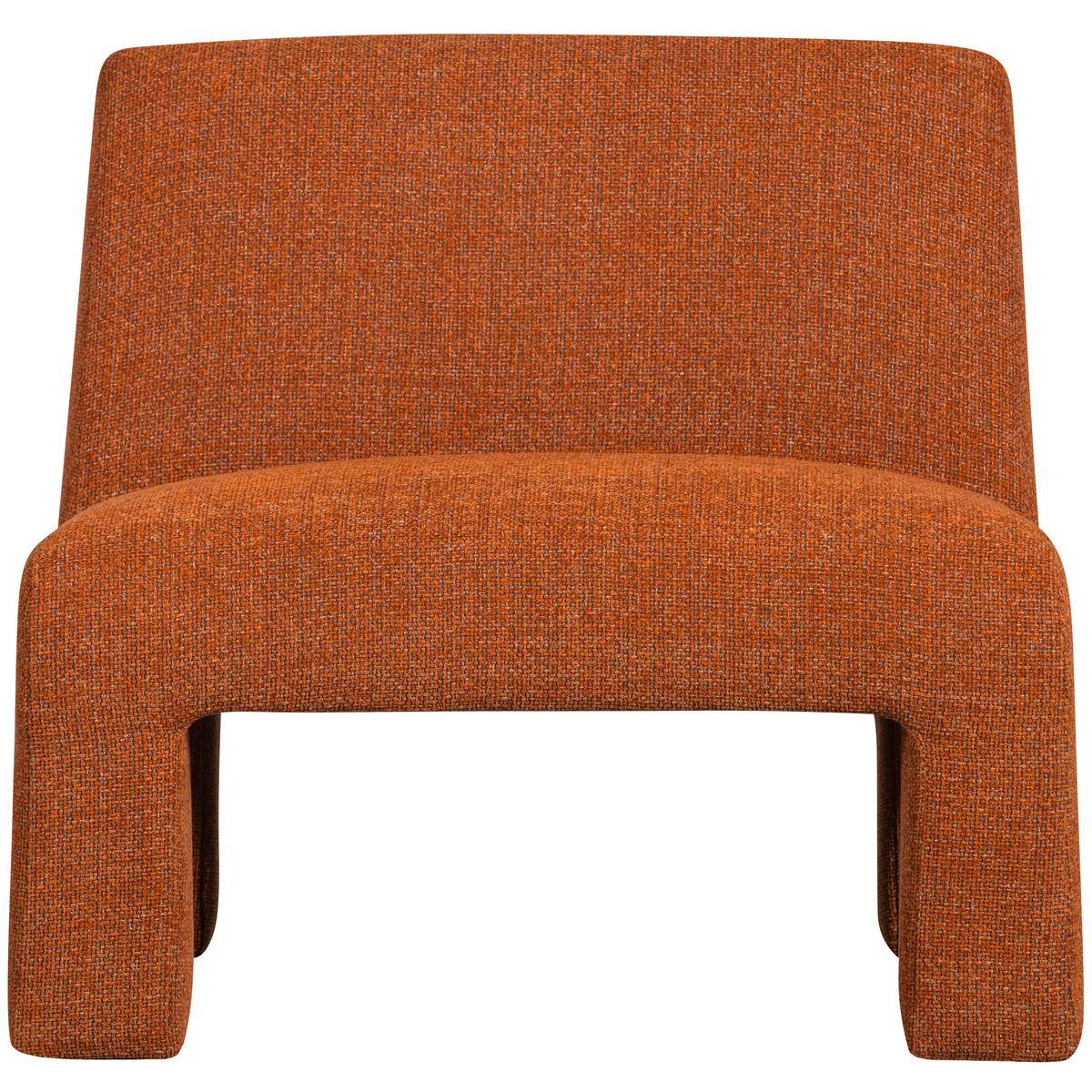 Sessel Lavid Orange B: 74 cm - Orange, Design, Textil (74/73/84cm) - Livetastic